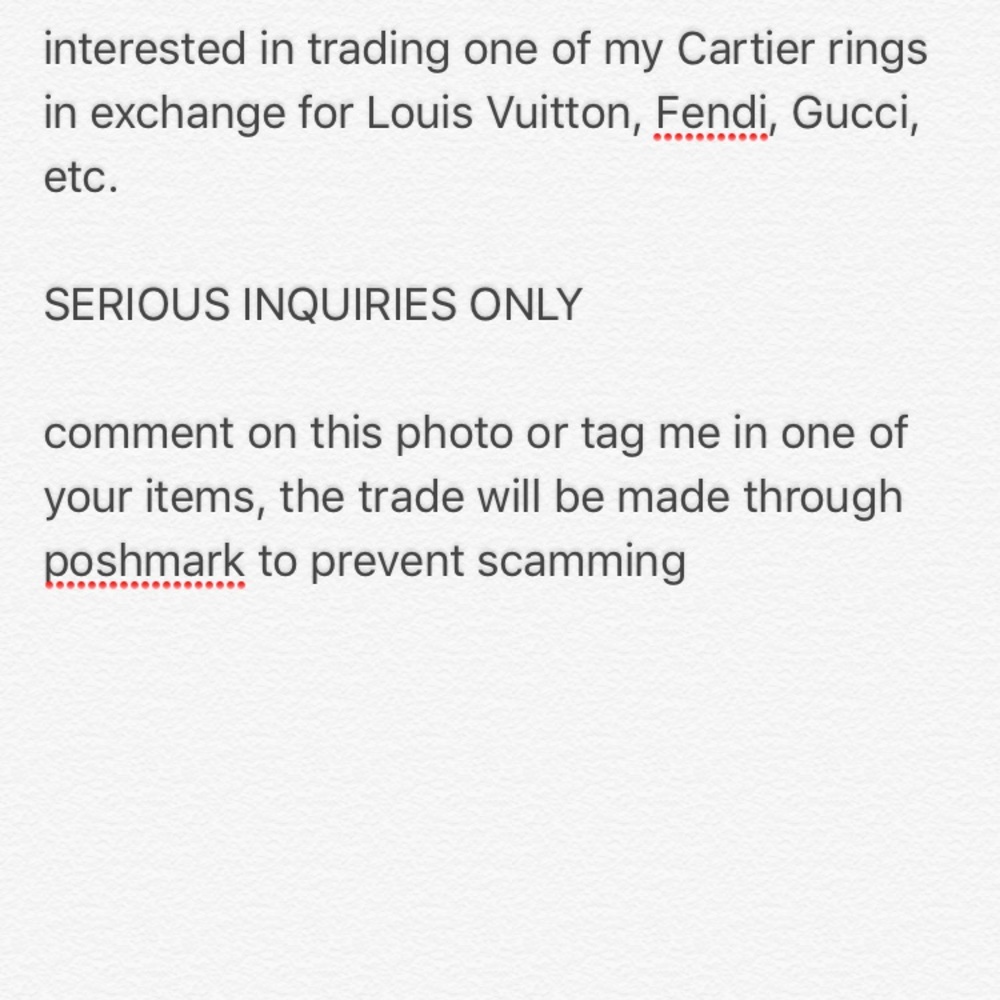 TRADE CARTIER FOR SOMETHING